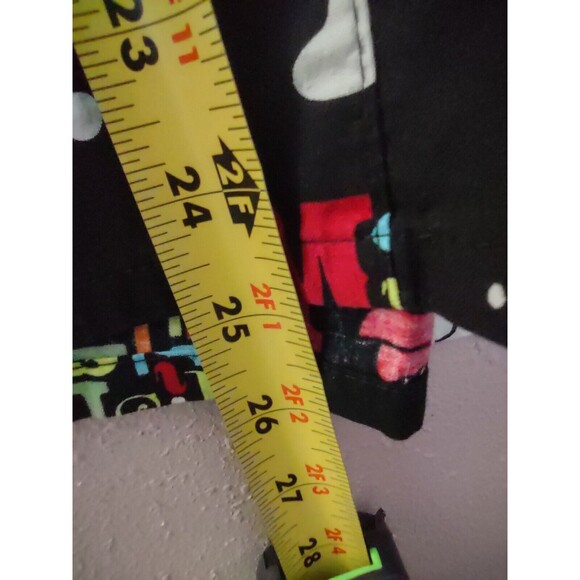 Frosty The Snowman Scrub Top Women's Size Large 100% Cotton - Picture 8 of 8